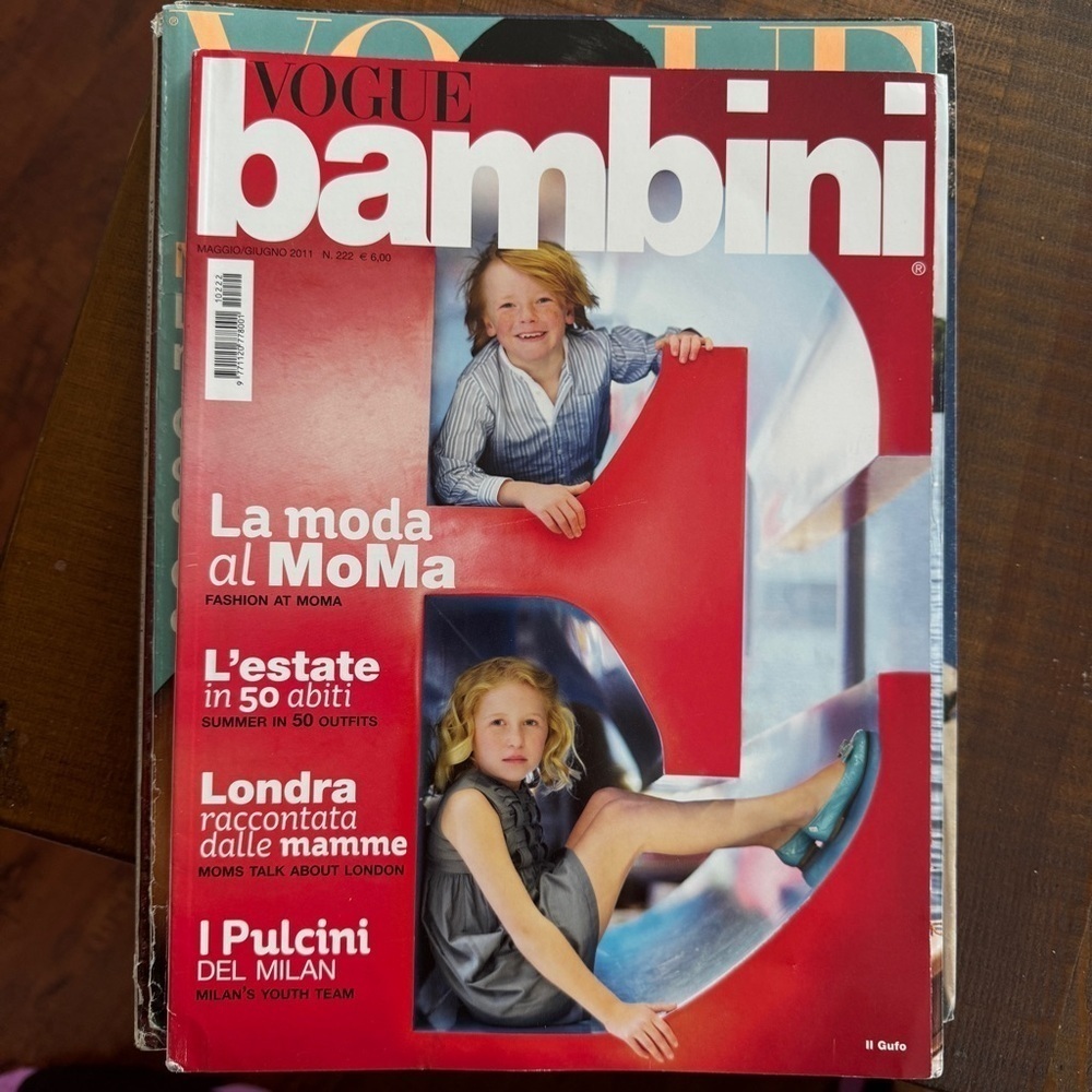 Magazine Vogue Italia Bambini 222 May/June 2011 kid Children